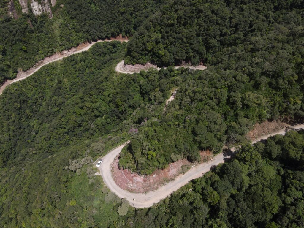 obras na Serra do Corvo Branc Divulgação / SIE