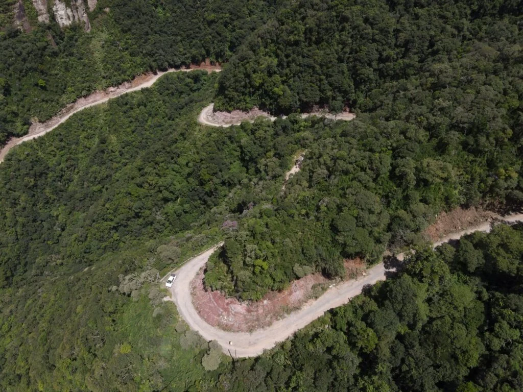 obras na Serra do Corvo Branc Divulgação / SIE