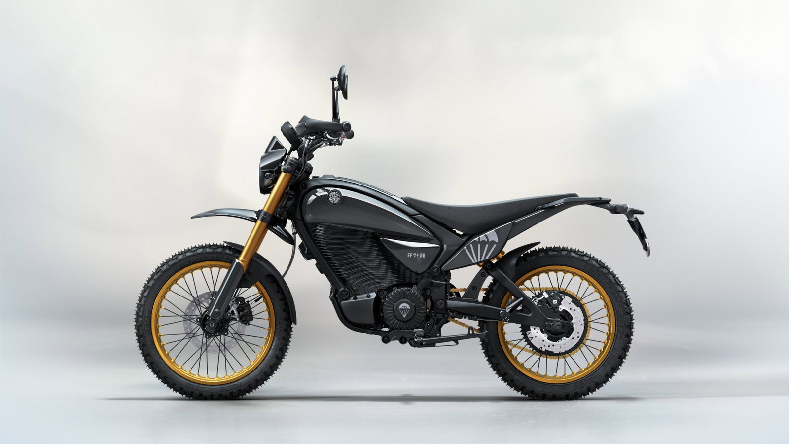 Uma vista moderna e tecnológica de uma estação de carregamento para motos elétricas Royal Enfield, destacando a inovação da marca.
