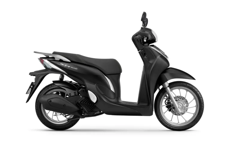 Detalhes da Honda SH Mode 125 2027 exibindo o novo painel TFT colorido e o design frontal redesenhado da carenagem.
