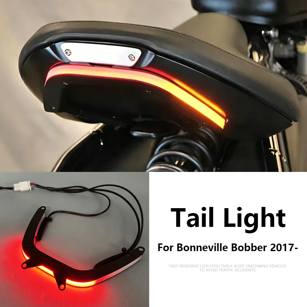 Motos customizadas com iluminação LED moderna rodando à noite