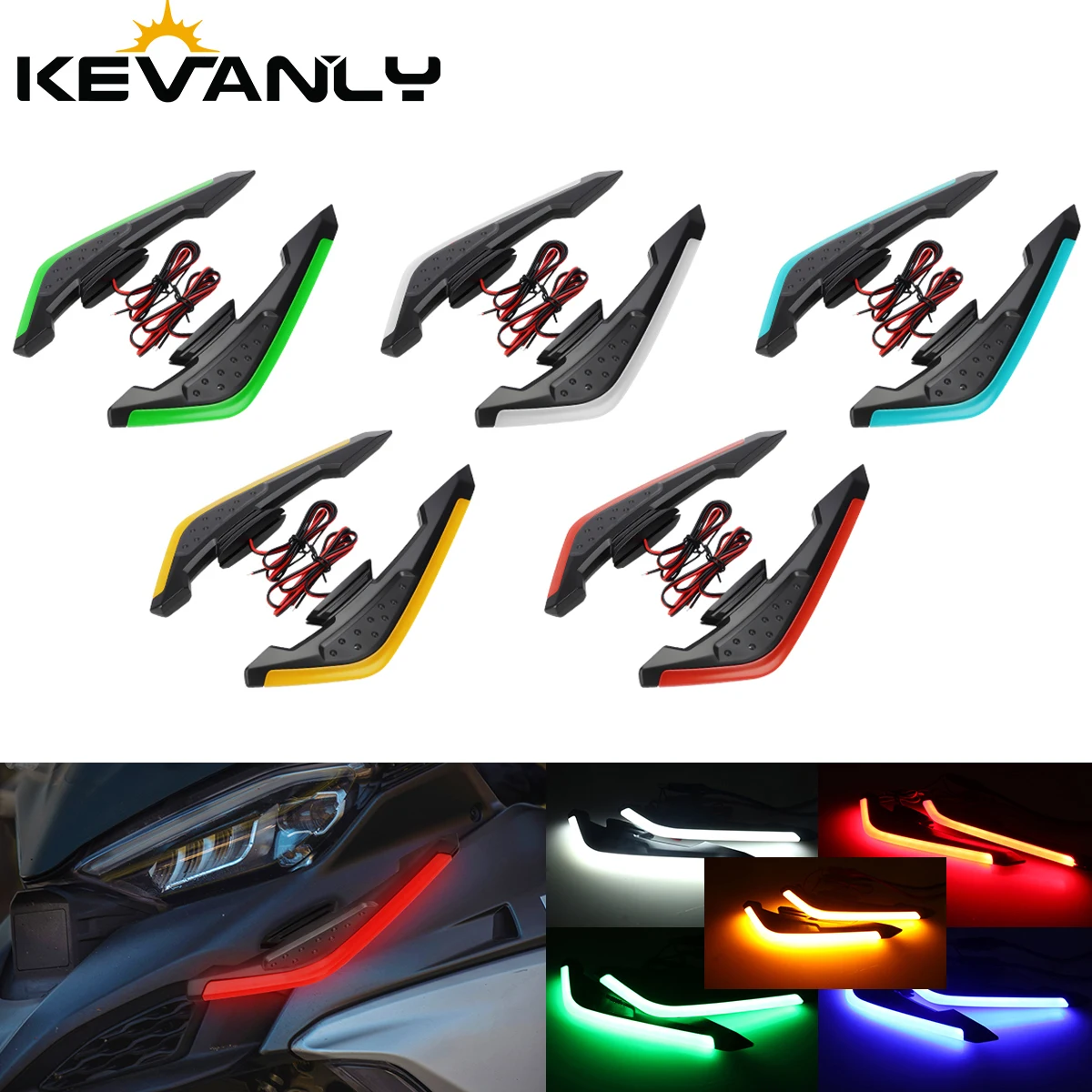 Motociclista personalizando a moto com luzes LED