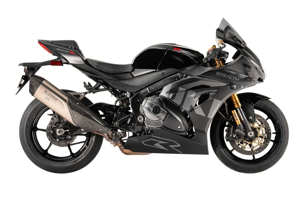Suzuki GSX-R1000R Stealth totalmente preta, destaque da edição limitada de 10 unidades