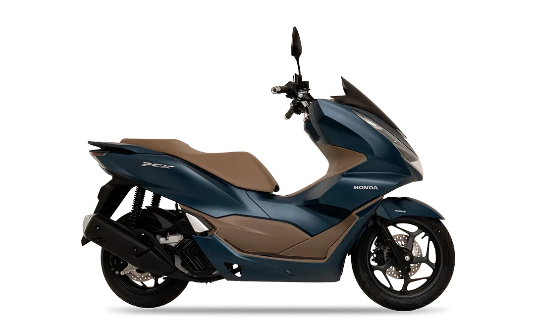 Comparativo detalhado entre os scooters Yamaha NMax 155 e Honda PCX 160 lado a lado, destacando seus designs e propostas urbanas.